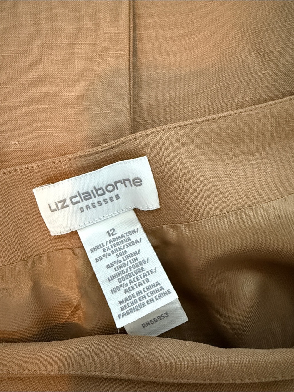 Sleeveless Brown Eyelet Front Women's Top - Picture 6 of 7